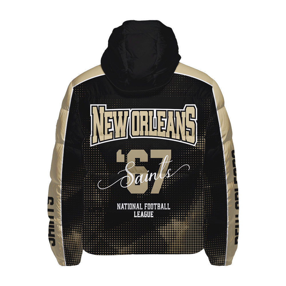 New Orleans Saints CozyCloud Down Jacket AZBTDWJ000436
