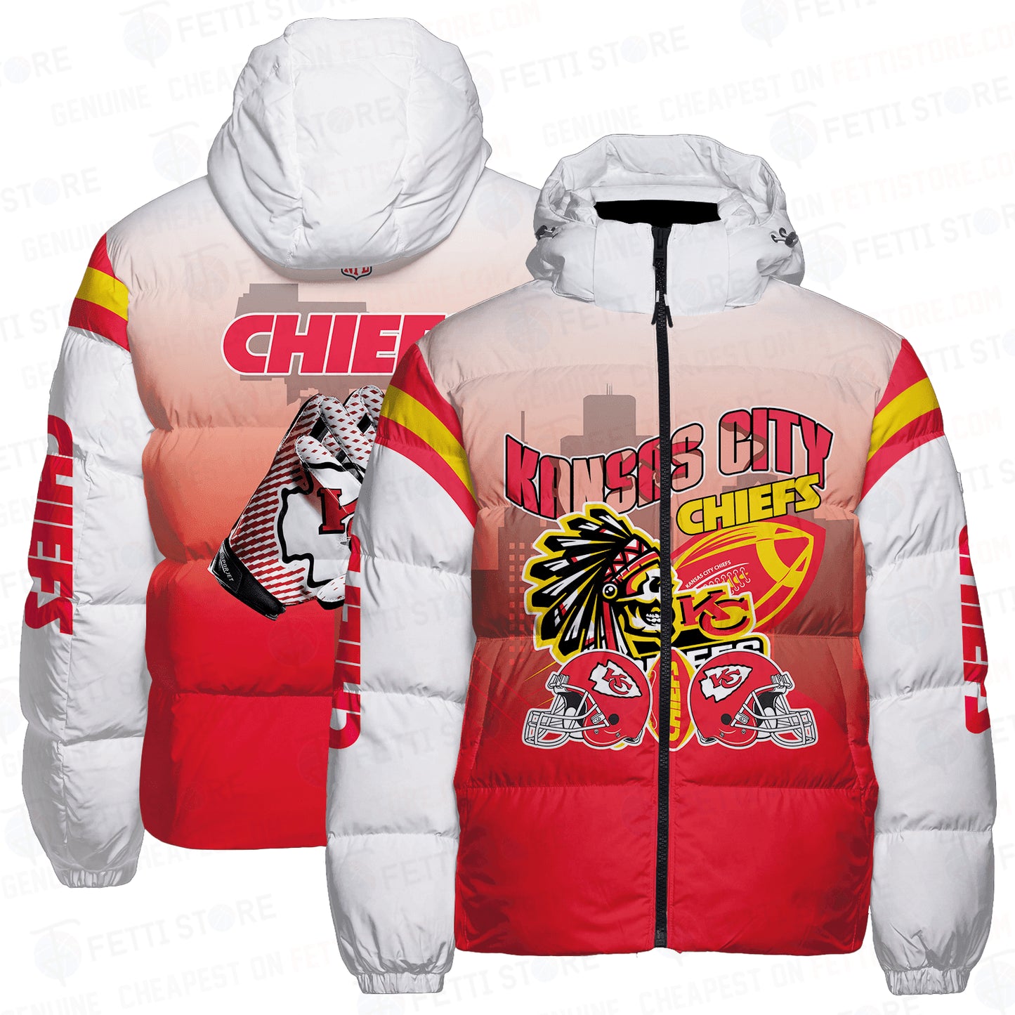 Kansas City Chiefs CozyCloud Down Jacket AZBTDWJ000026