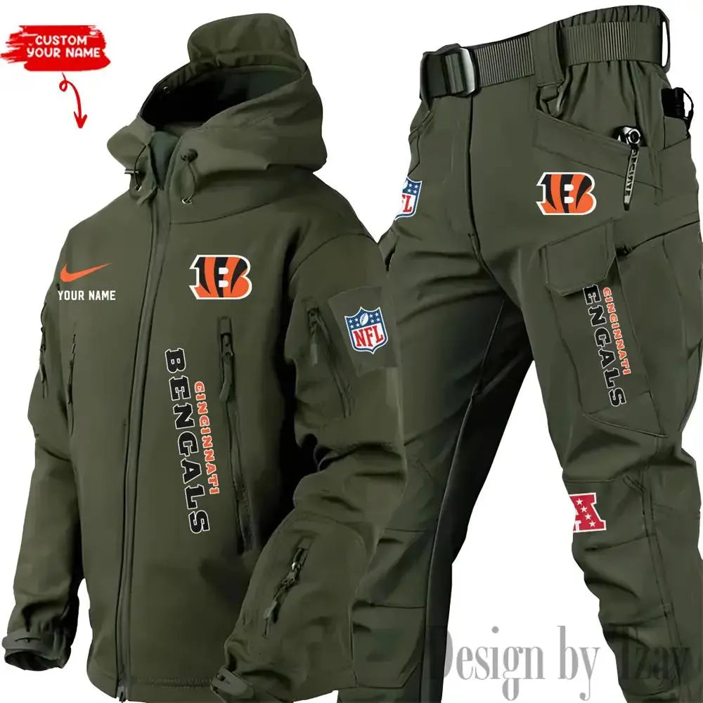 Cincinnati Bengals Outdoor Jacket and Pants 000043