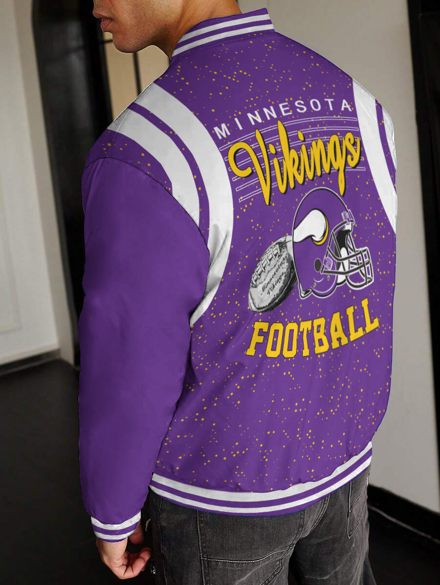 Minnesota Vikings National Football League Varsity Jacket AZBTVJK000448