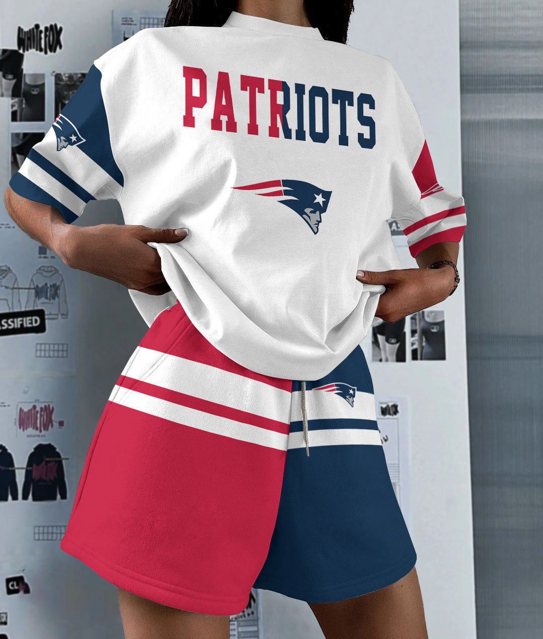 New England Patriots Limited Edition Top And Shorts Two-Piece Suits