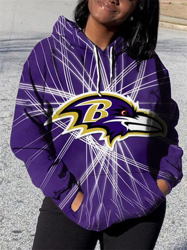 Baltimore Ravens 3D Printed Pocket Pullover Hoodie AZBTPH000172