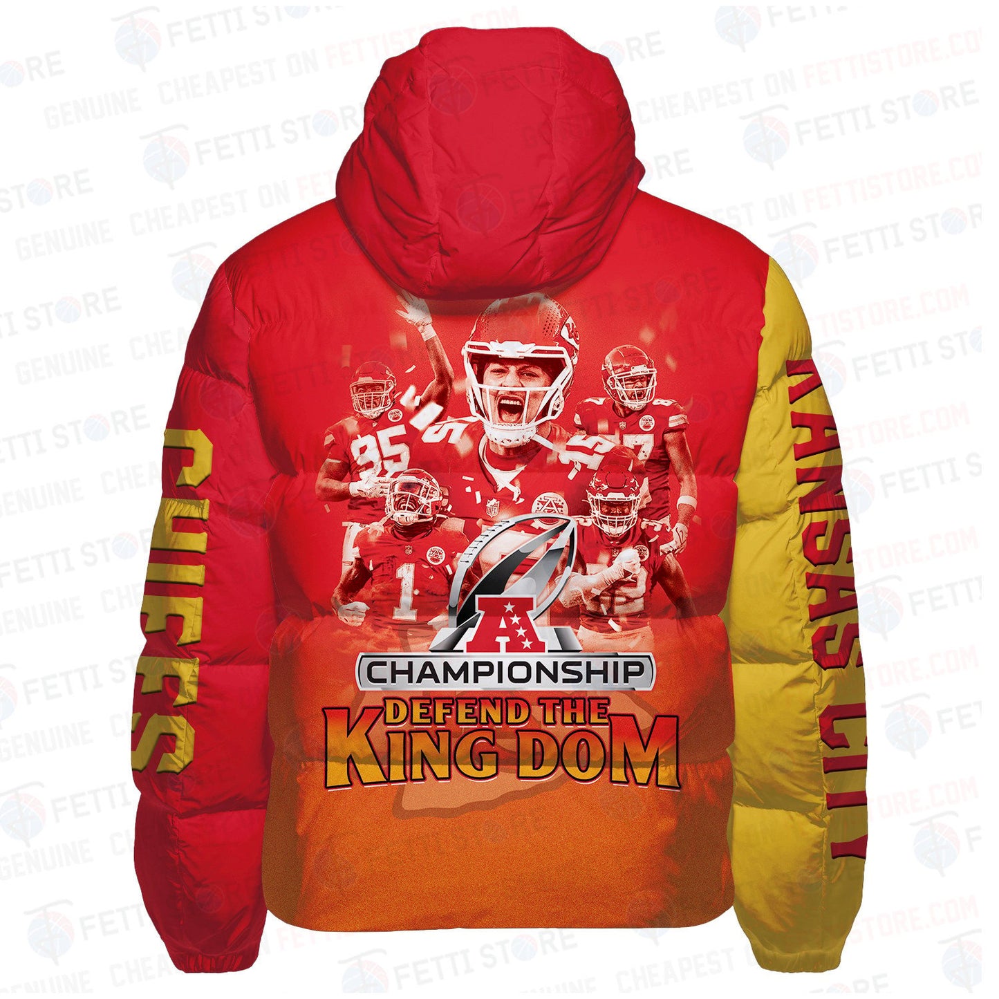 Kansas City Chiefs CozyCloud Down Jacket AZBTDWJ000149