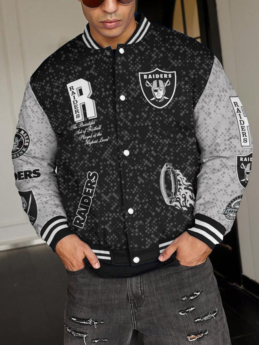 Las Vegas Raiders National Football League Varsity Jacket AZBTVJK000514