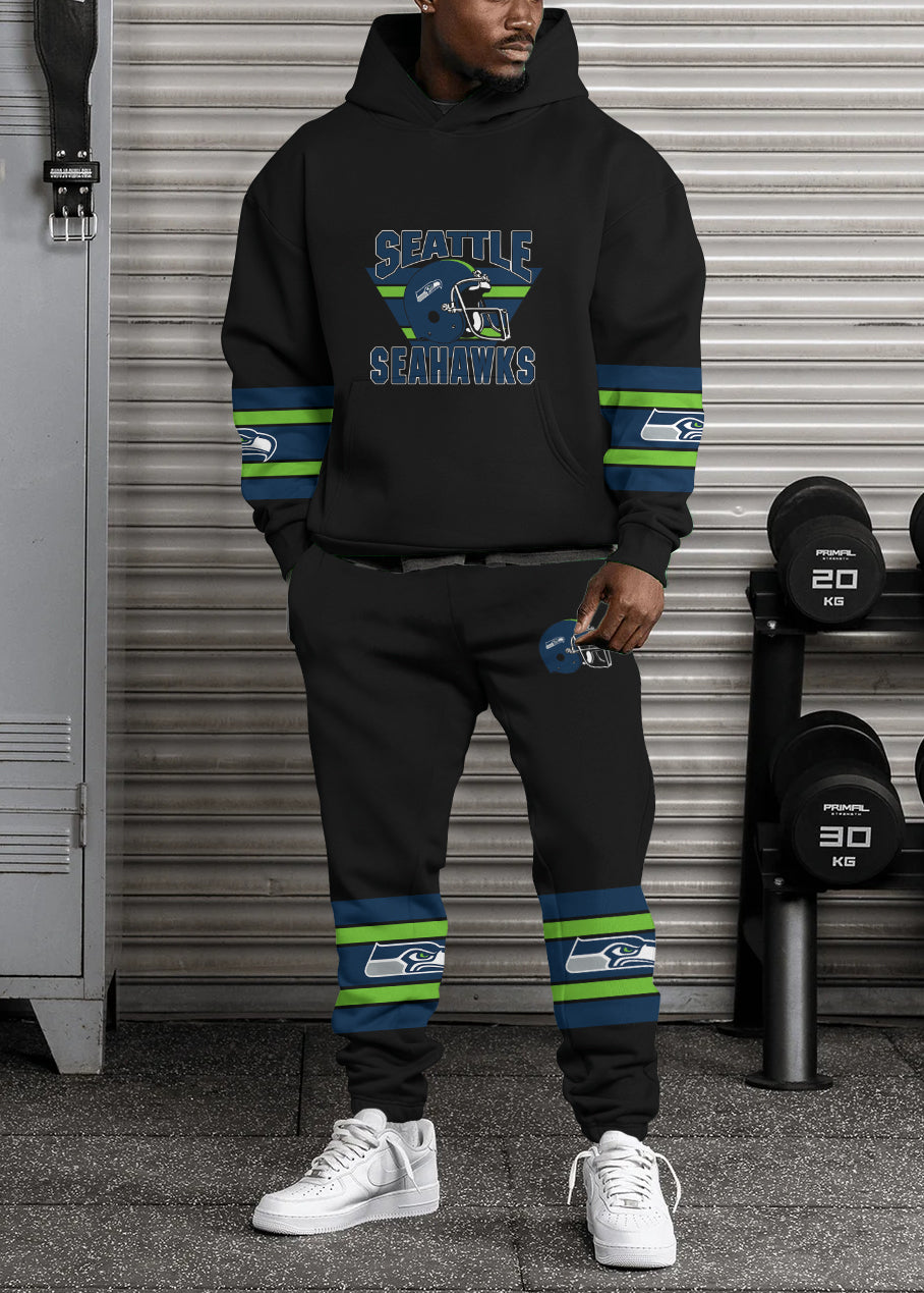 Seattle Seahawks Combo Pullover Hoodie And Sweatpants AZBTPHSP000006