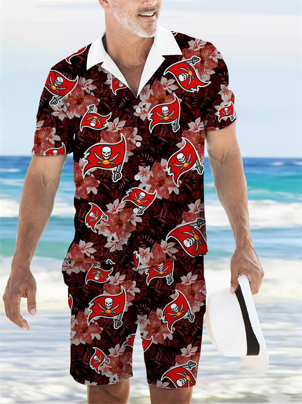 Tampa Bay Buccaneers Combo Hawaiian Shirt and Shorts AZBTHWSS000031