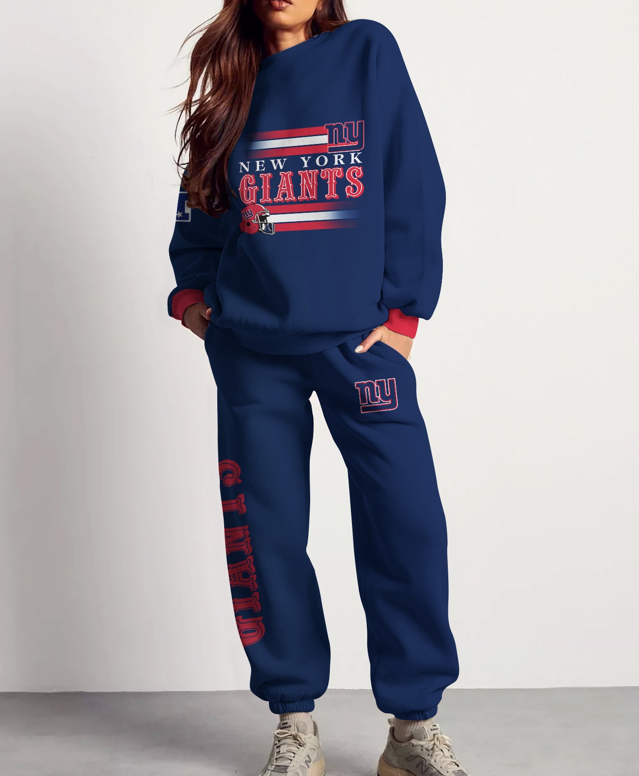 New York Giants Combo 3D Sweatsuit and Sweatpants Unisex CBSP135