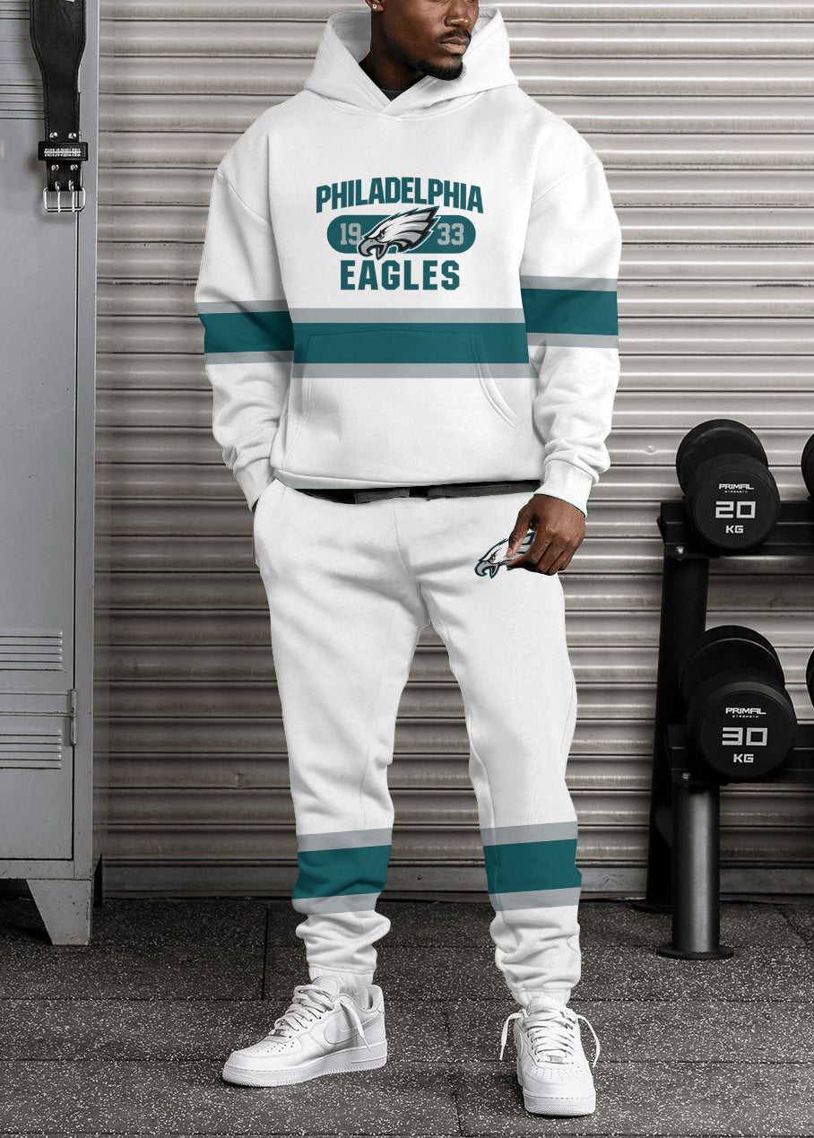 Philadelphia Eagles Combo Pullover Hoodie And Sweatpants AZBTPHSP000387