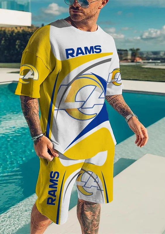 Los Angeles Rams T-shirt and shorts AZTS045