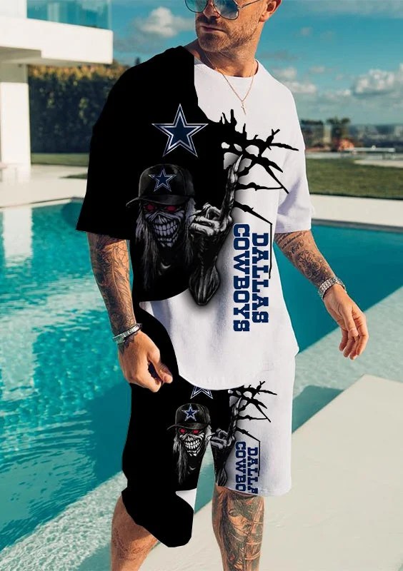 Dallas Cowboys T-shirt and Shorts AZTS057