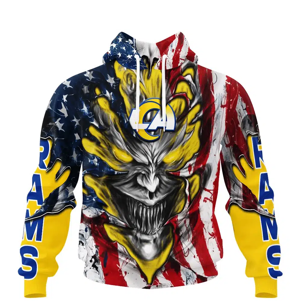 Los Angeles Rams All Over Printed T-shirt Sweatshirt Hoodie AZCHD586