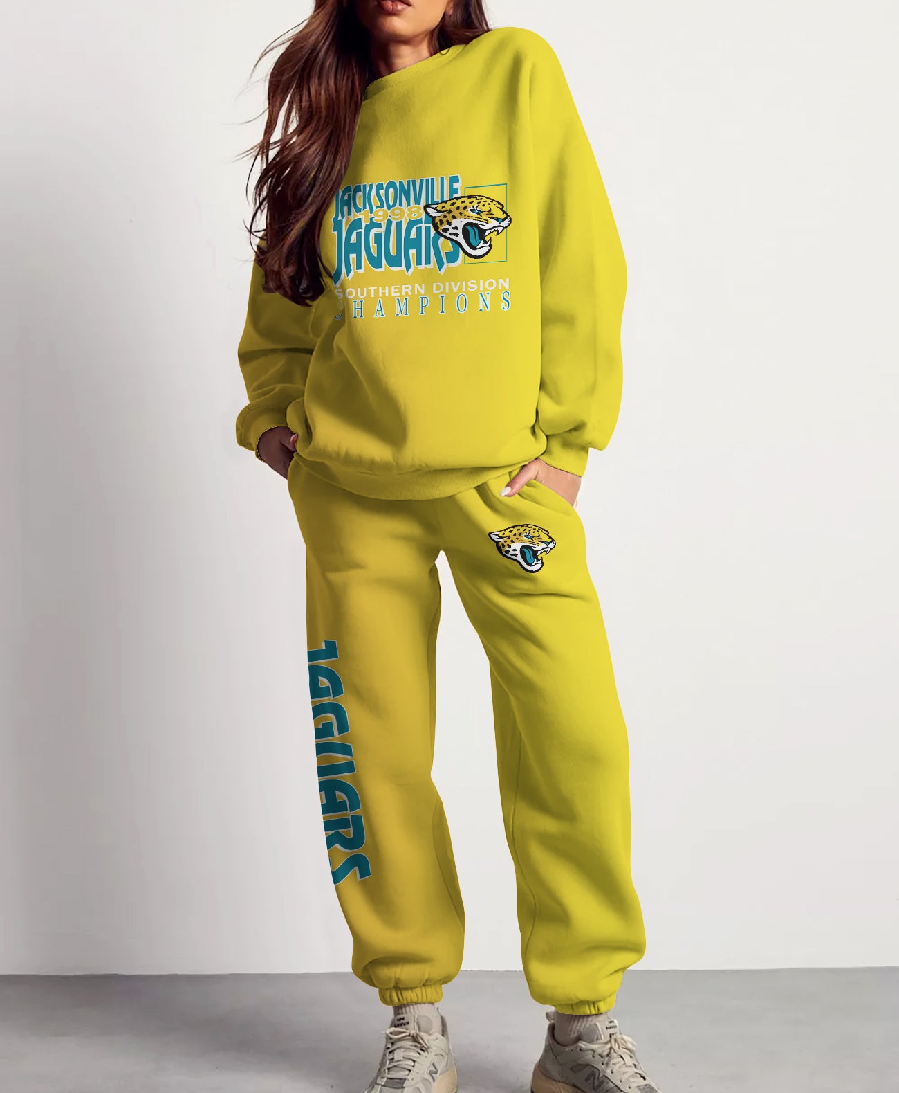 Jacksonville Jaguars Combo 3D Sweatsuit and Sweatpants Unisex CBSP118