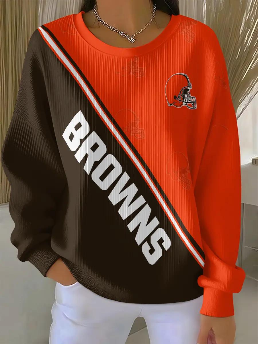 Cleveland Browns Women’s Knit Sweatshirt EM110