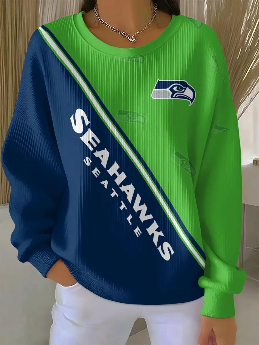 Seattle Seahawks Women’s Knit Sweatshirt EM43