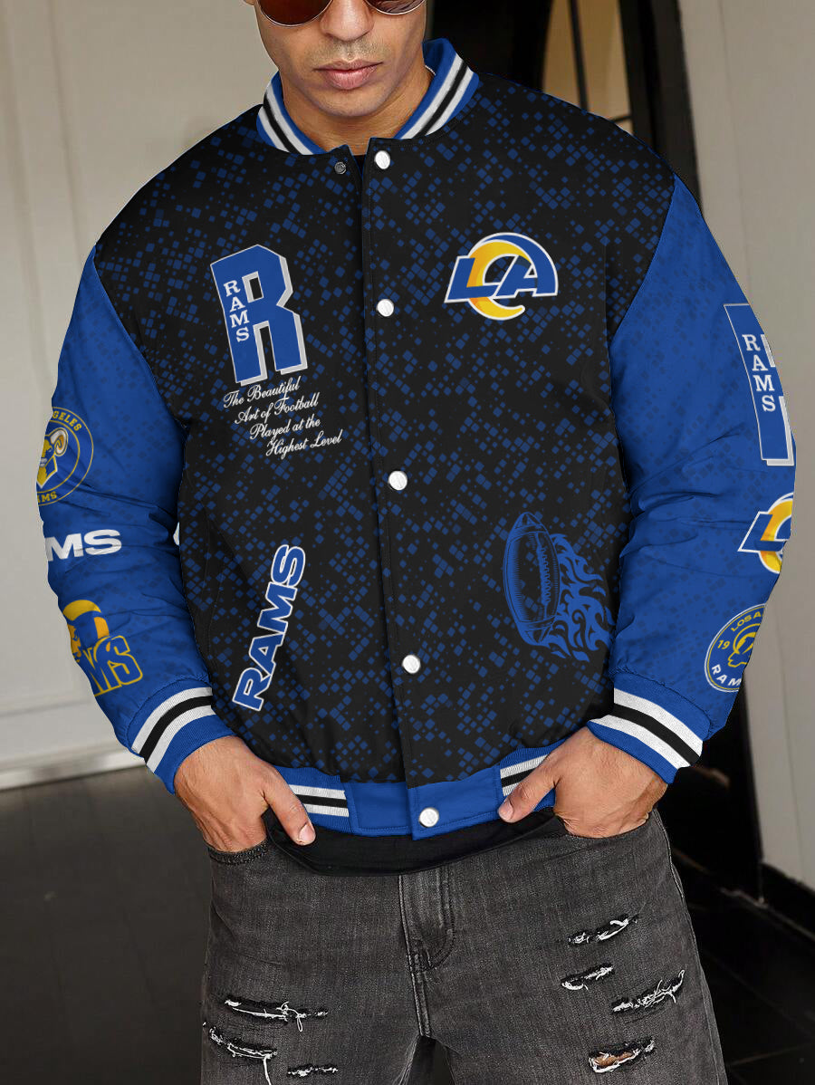 Los Angeles Rams National Football League Varsity Jacket AZBTVJK000501