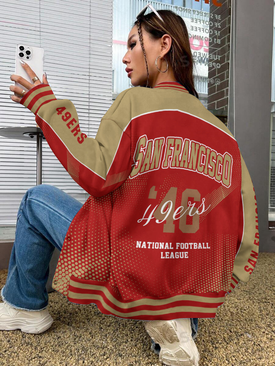 San Francisco 49ers National Football League Varsity Jacket AZBTVJK000645