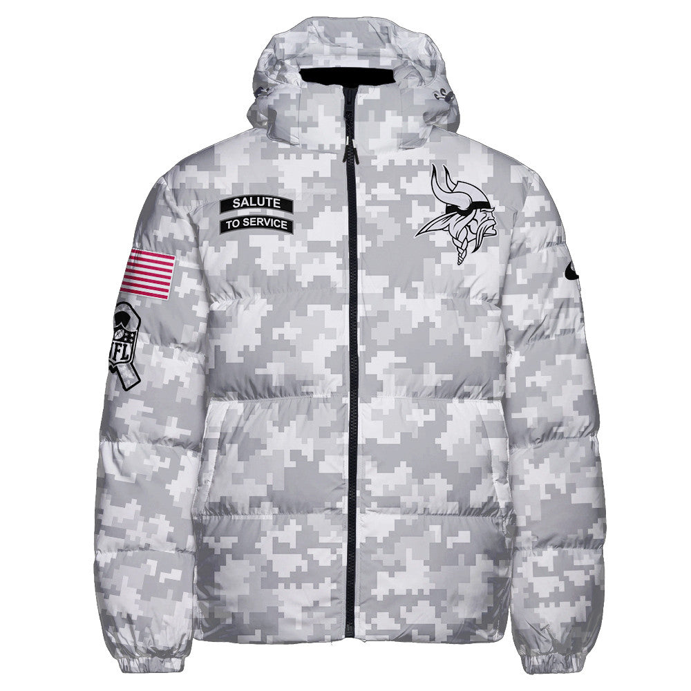 Minnesota Vikings CozyCloud Down Jacket AZBTDWJ000136