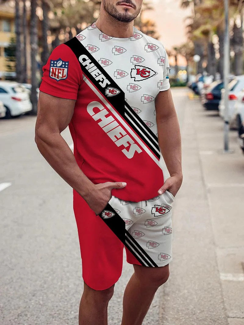 Kansas City Chiefs T-shirt and Shorts AZTS074