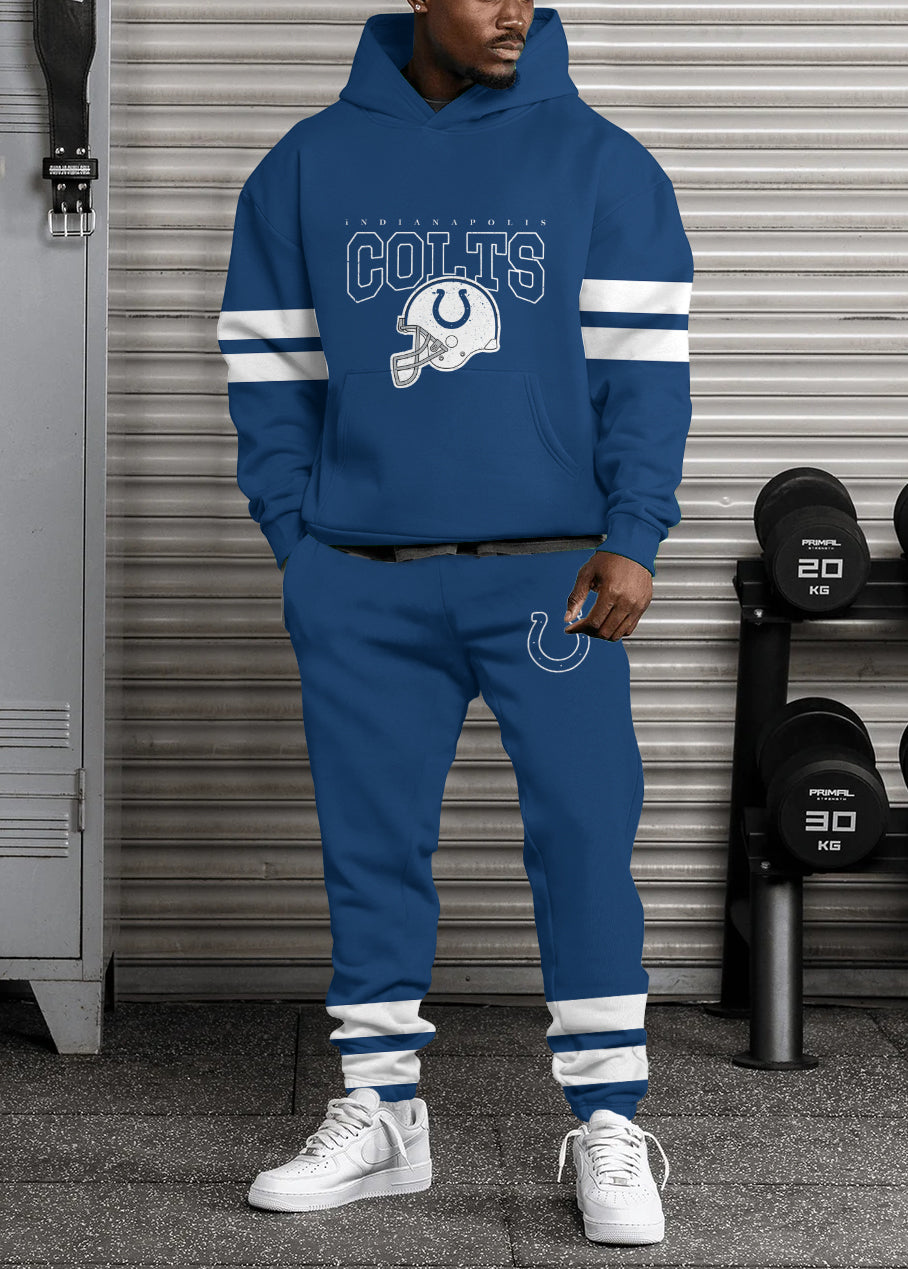 Indianapolis Colts Combo Pullover Hoodie And Sweatpants AZBTPHSP000155