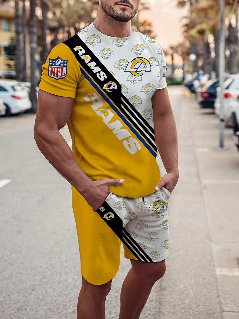 Los Angeles Rams T-shirt and Shorts AZTS559