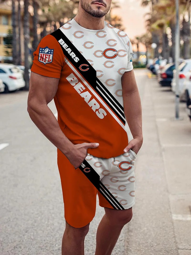 Chicago Bears T-shirt and Shorts AZTS156
