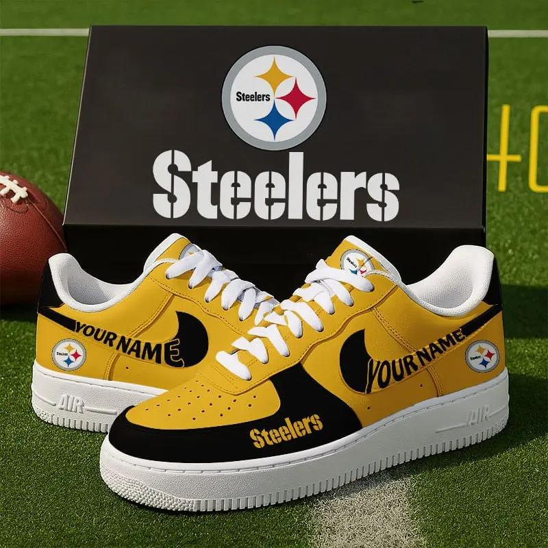 Pittsburgh Steelers New Personalized AF1-1 Sneakers 2025 AZBTAF1N000027