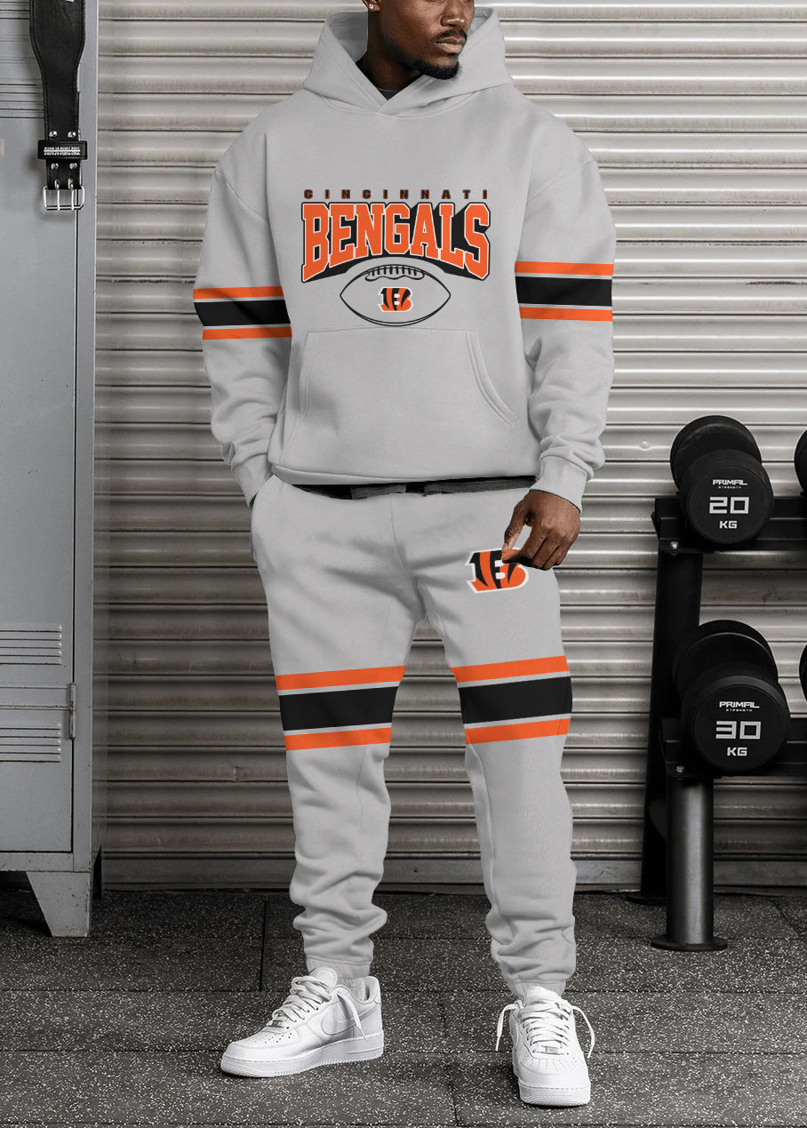 Cincinnati Bengals Combo Pullover Hoodie And Sweatpants AZBTPHSP000298