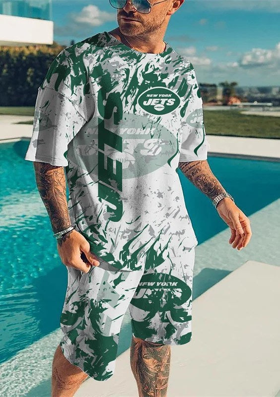 New York Jets T-shirt and Shorts AZTS591