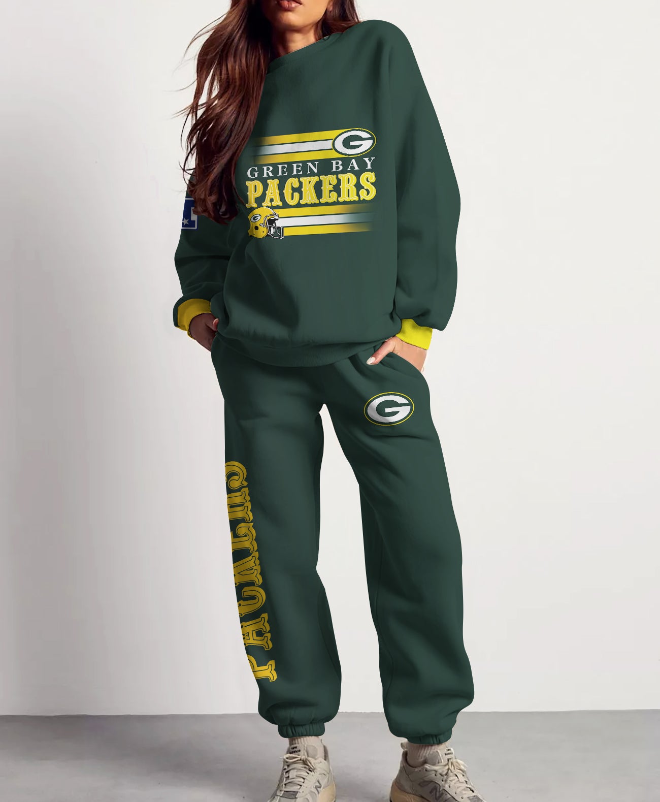 Green Bay Packers Combo 3D Sweatsuit and Sweatpants Unisex CBSP109
