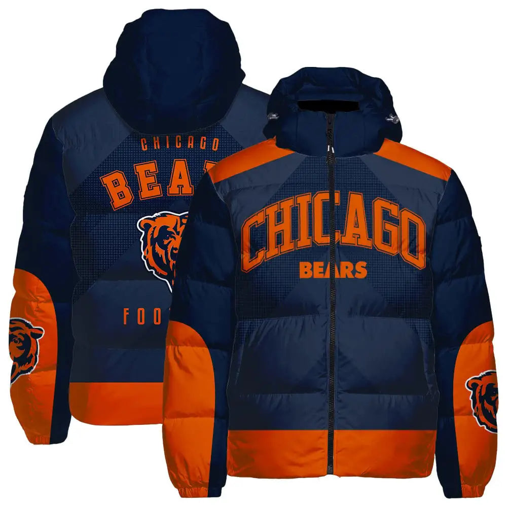 Chicago Bears CozyCloud Down Jacket AZBTDWJ000398