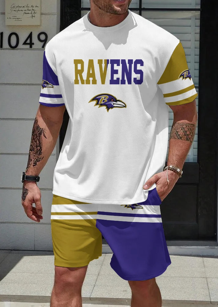 Baltimore Ravens T-shirt and Shorts AZBTTSAS000064