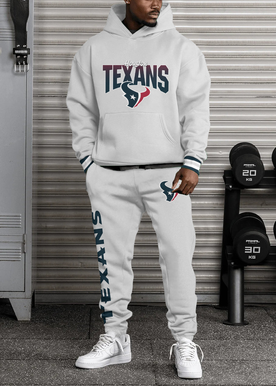 Houston Texans Combo Pullover Hoodie And Sweatpants AZBTPHSP000359