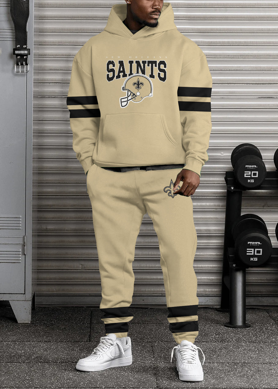 New Orleans Saints Combo Pullover Hoodie And Sweatpants AZBTPHSP000432