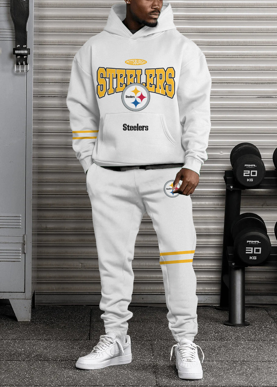 Pittsburgh Steelers Combo Pullover Hoodie And Sweatpants AZBTPHSP000330