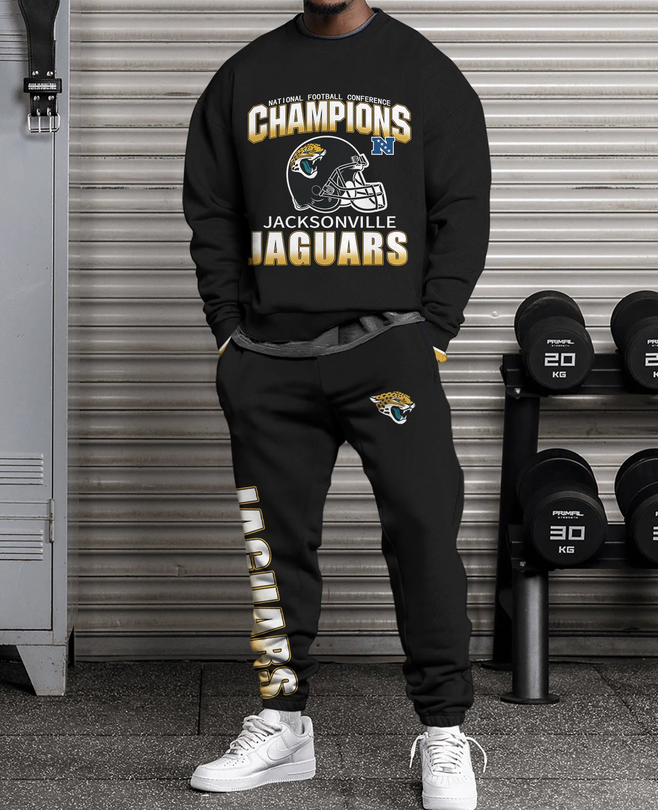 Jacksonville Jaguars Combo 3D Sweatsuit and Sweatpants Unisex CBSP120