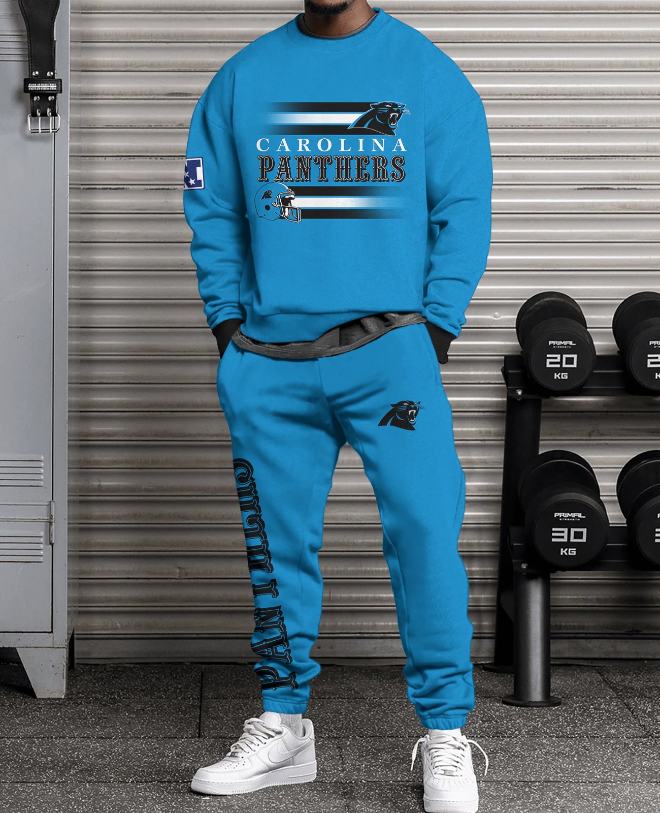 Carolina Panthers Combo 3D Sweatsuit and Sweatpants Unisex CBSP139