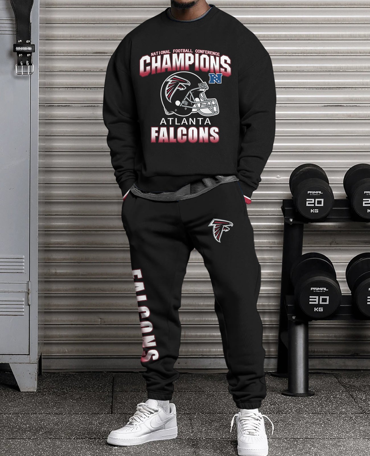Atlanta Falcons Combo 3D Sweatsuit and Sweatpants Unisex CBSP219