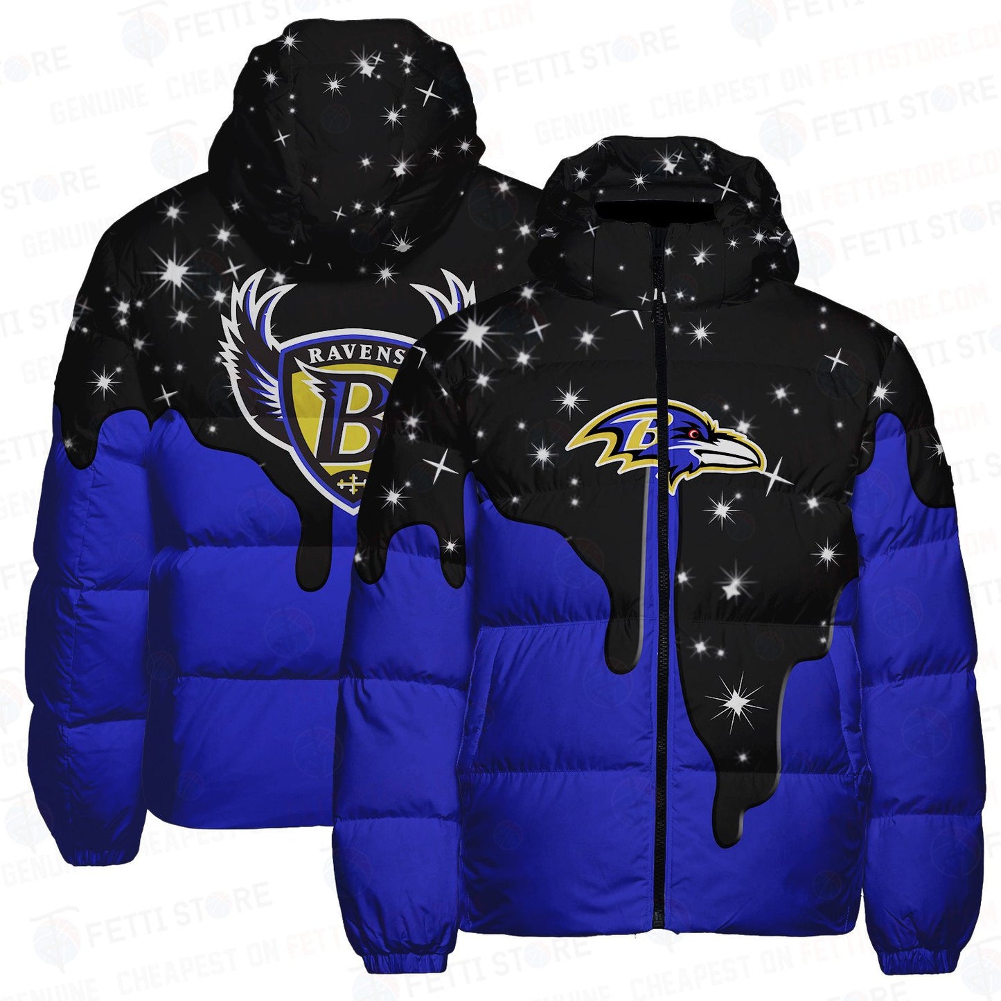 Baltimore Ravens CozyCloud Down Jacket AZBTDWJ000021