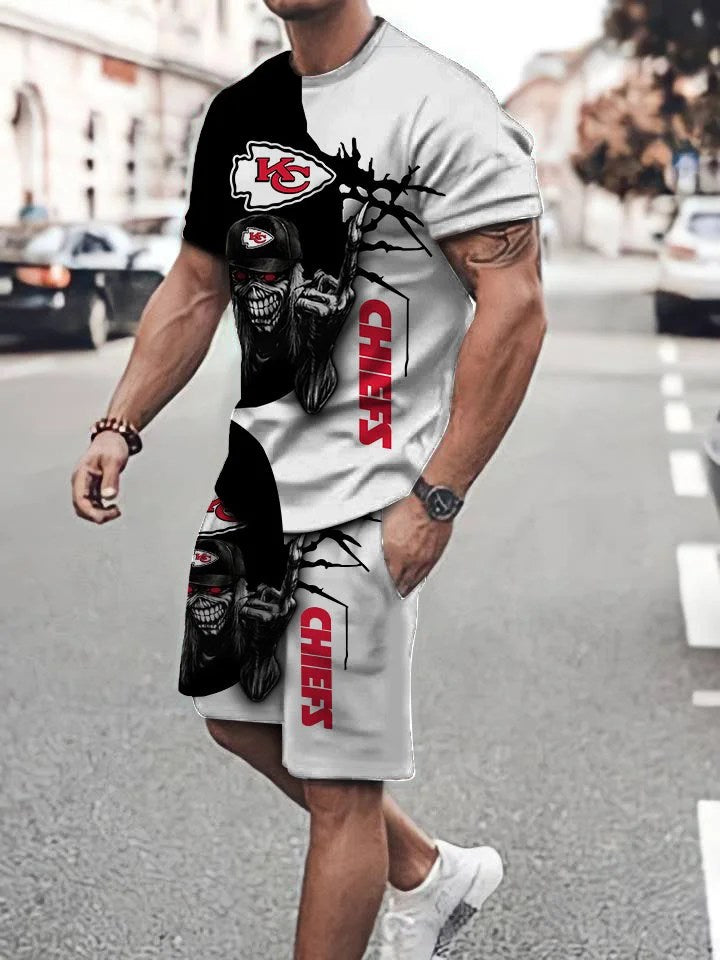 Kansas City Chiefs T-shirt and Shorts AZTS080