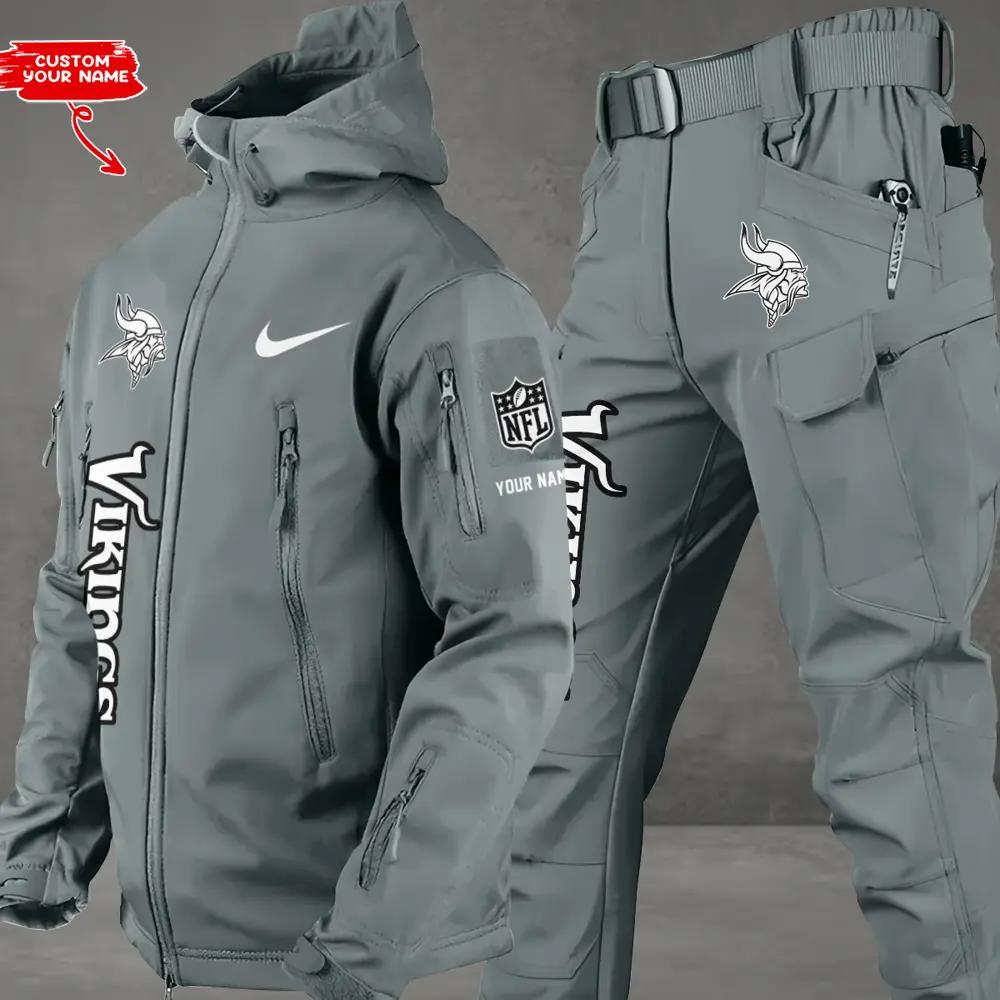 Minnesota Vikings Outdoor Jacket and Pants 000141