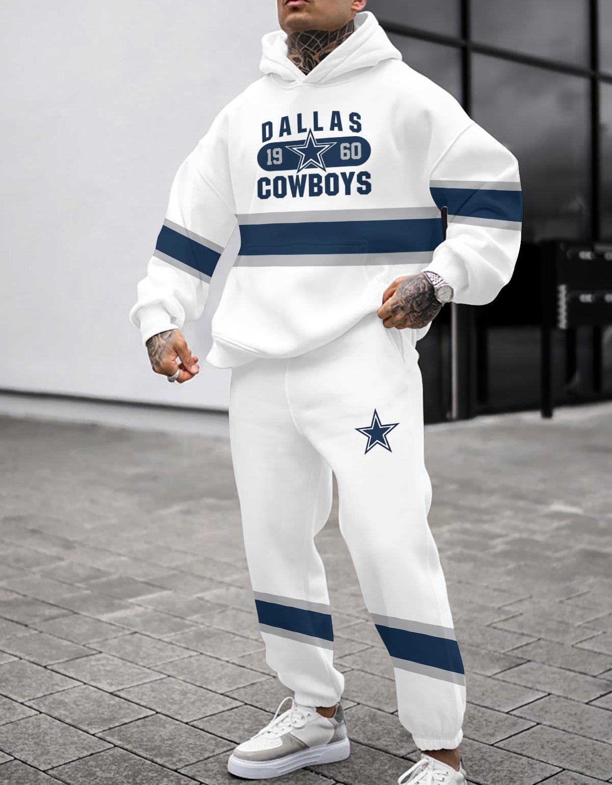 Dallas Cowboys Combo Pullover Hoodie And Sweatpants AZBTPHSP000253