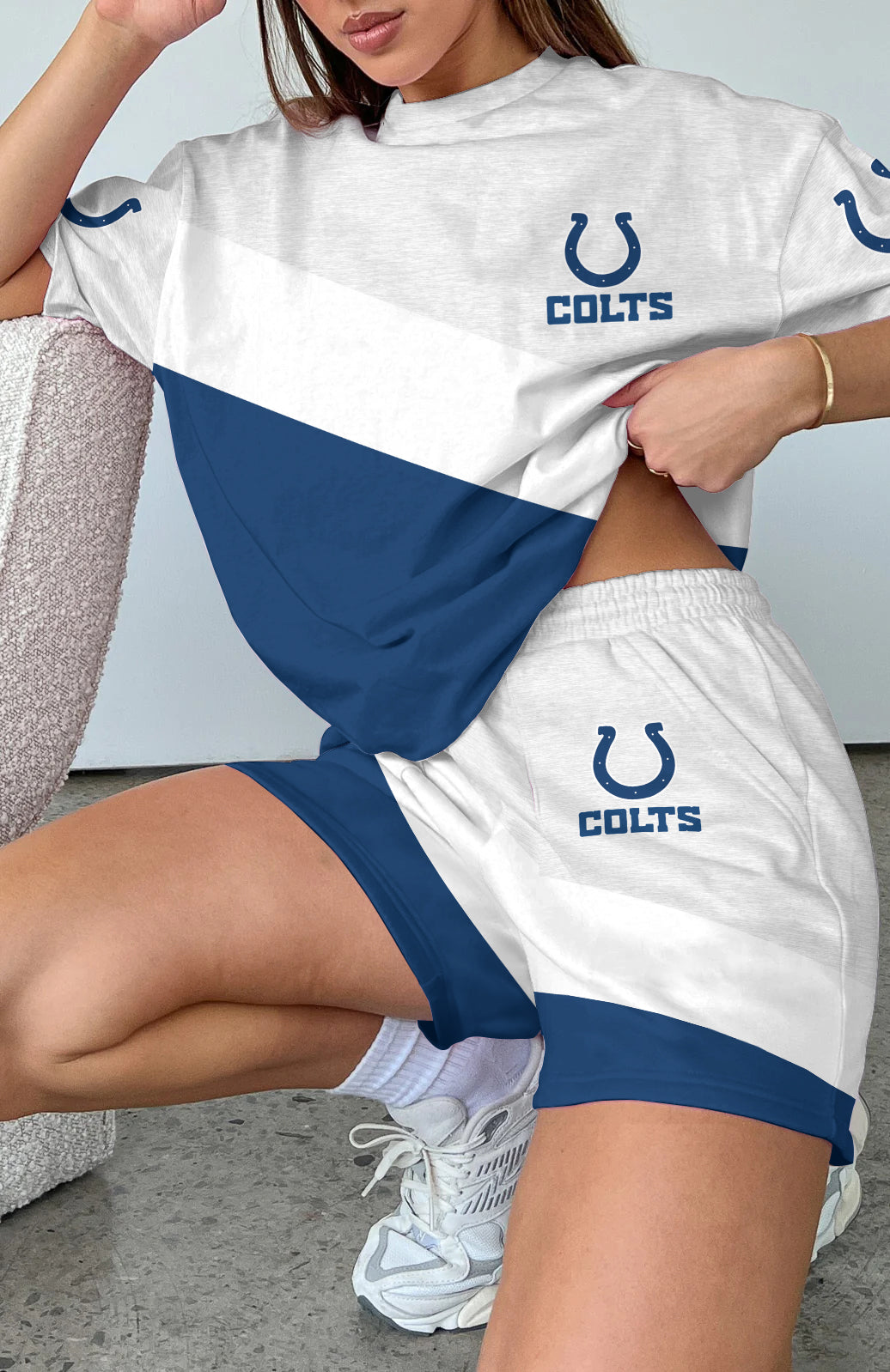 Indianapolis Colts Limited Edition Top And Shorts Two-Piece Suits (1)