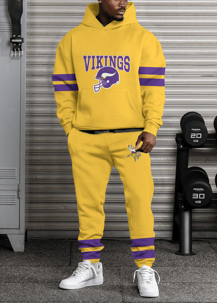 Minnesota Vikings Combo Pullover Hoodie And Sweatpants AZBTPHSP000282