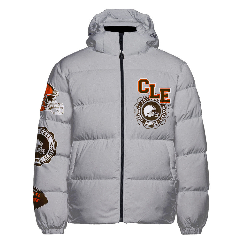 Cleveland Browns CozyCloud Down Jacket AZBTDWJ000038