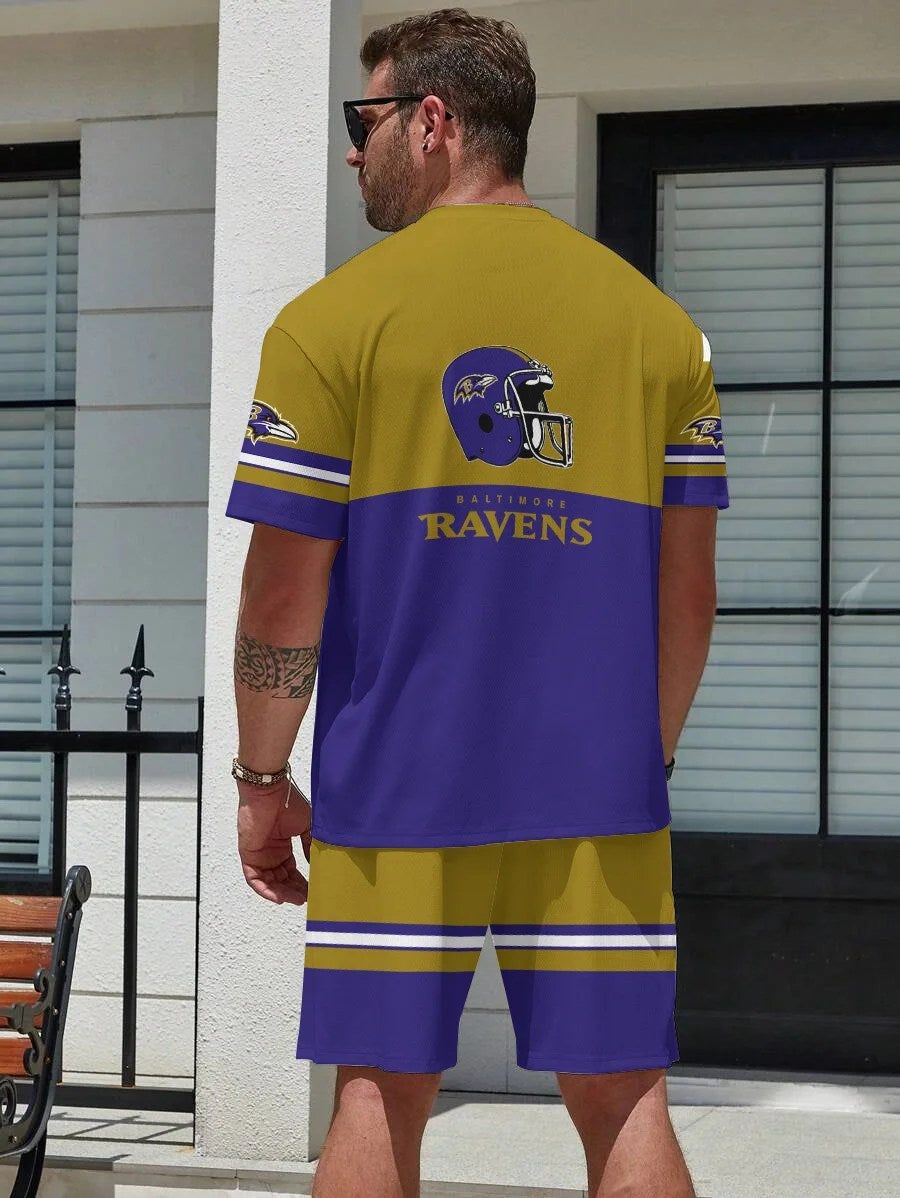 Baltimore Ravens T-shirt and Shorts AZBTTSAS000039