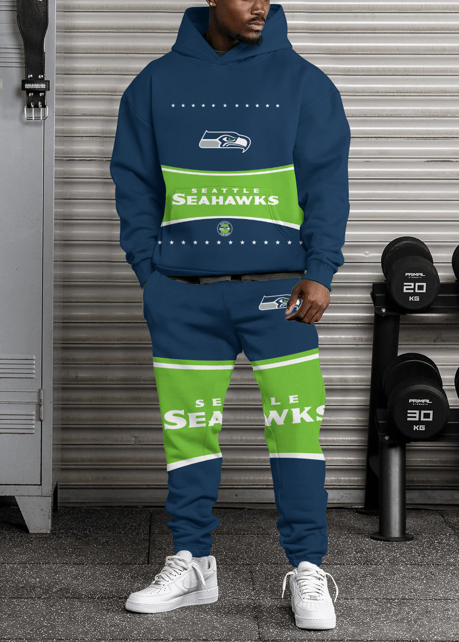 Seattle Seahawks Combo Pullover Hoodie And Sweatpants AZBTPHSP000259