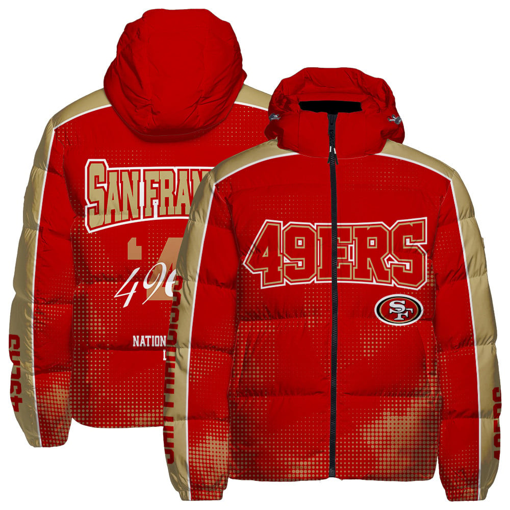 San Francisco 49ers CozyCloud Down Jacket AZBTDWJ000445