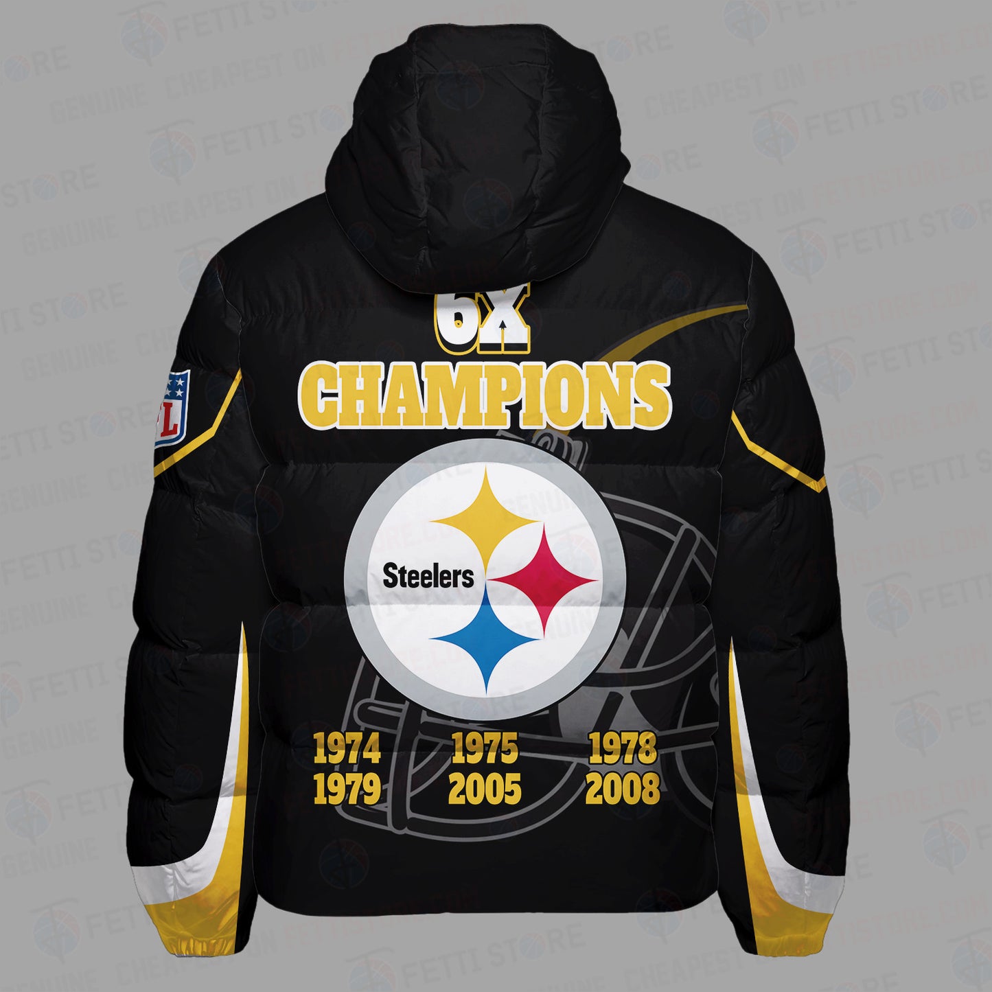 Pittsburgh Steelers CozyCloud Down Jacket AZBTDWJ000047
