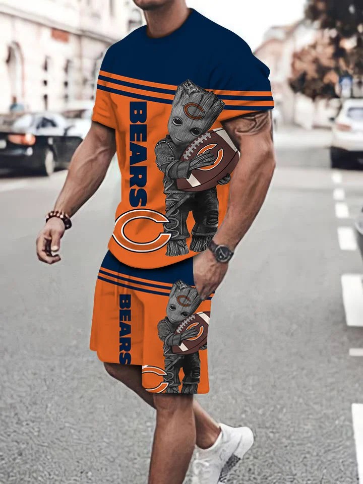 Chicago Bears T-shirt and Shorts AZTS158