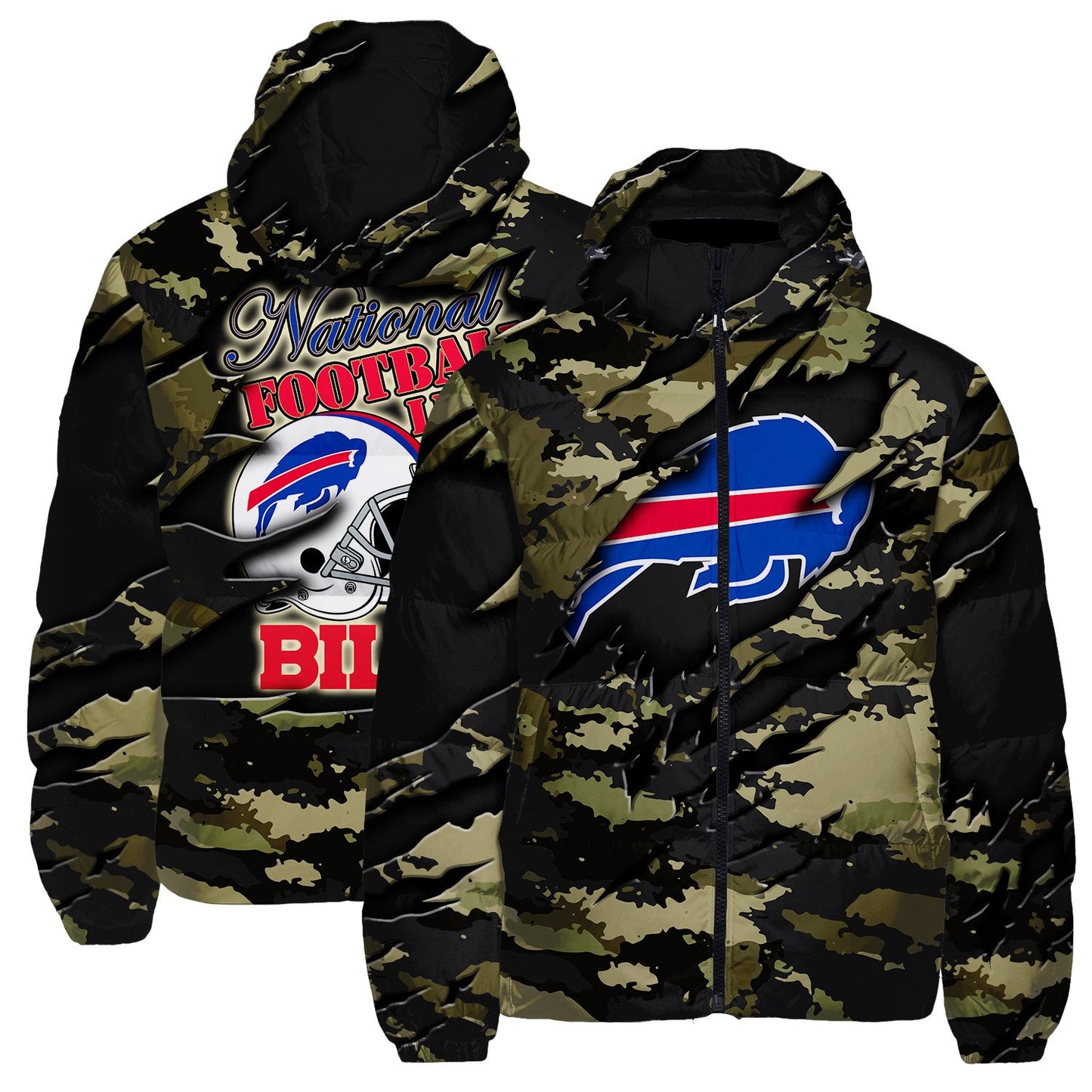 Buffalo Bills CozyCloud Down Jacket AZBTDWJ000325